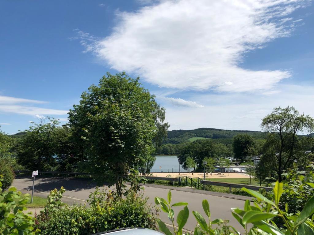 Andinas Fewo - Wunderschoener Ausblick Auf Den See Olpe bei Meschede Eksteriør bilde
